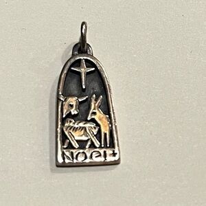 James Avery Silver Noel Pendant